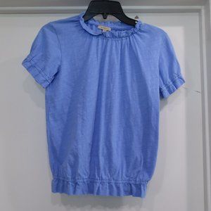 Anthropologie Cornflower Blue Top